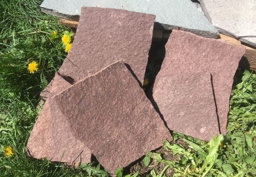 Плитняк лемезит бордовый для цоколя 1,5-2 см купить в Ижевске