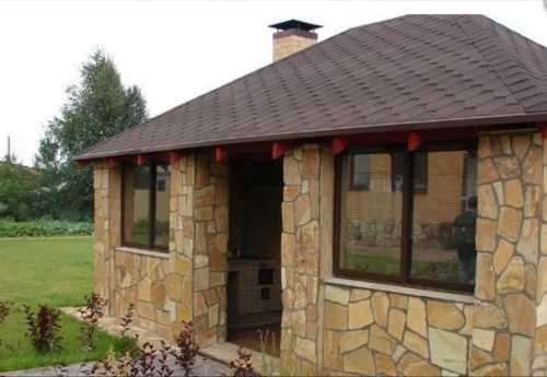 Плитняк златолит жёлтый для фасада 1,5-3 см купить в Ижевске