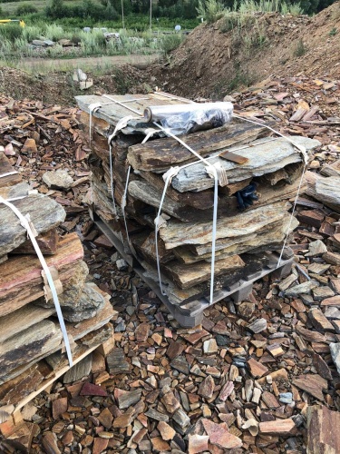 Плитняк кора дерева 50-100мм для пошаговых дорожек купить в Ижевске