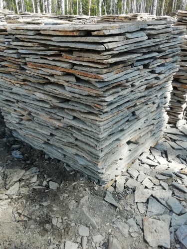 Плитняк златолит Уральский для цоколя, отмостки купить в Ижевске